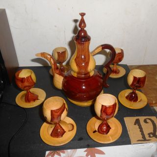 BÌNH RƯỢU GỖ TRẮC DÂY