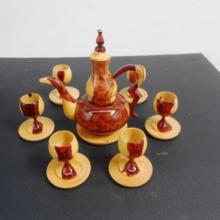 BÌNH RƯỢU GỖ TRẮC DÂY