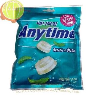 Kẹo bạc hà Anytime Hàn Quốc