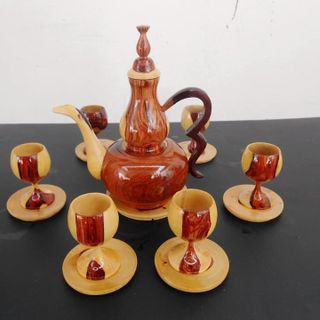 BÌNH TRÀ GỖ MINI
