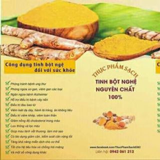 Tinh bột nghệ nguyên chất