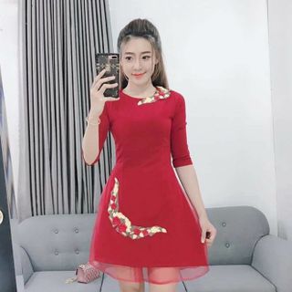 ĐẦM KẾT HOA THÊU giá sỉ