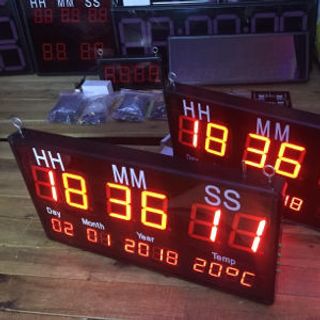 Đồng hồ lịch vạn niên treo tường led