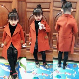 áo dạ dáng dài bé