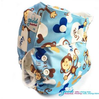 bỉm vải goodmama siêu chống tràn snan ngày size M
