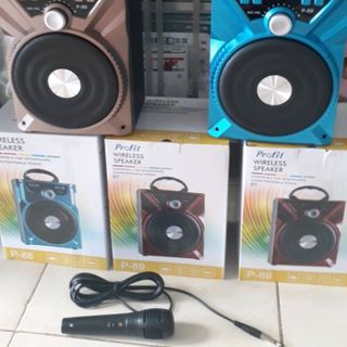loa kẹo kéo karaoke p89 tặng kèm micro
