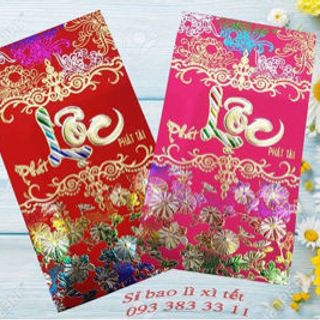 xưởng sỉ bao lì xì truyền thống 3D