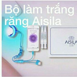 Tẩy trắng răng tại nhà bằng đèn lad AISILA