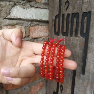 Vòng tay đá mã não đỏ