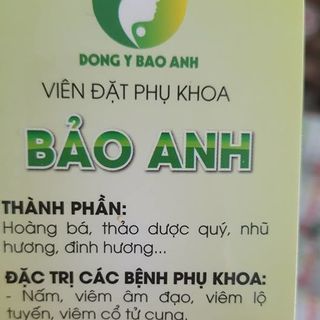 Thuốc điều trị bệnh phụ khoa nam khoa Bảo Anh