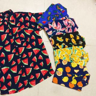 Áo Hawai trái cây