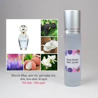 dạng lăn Tinh dầu nước hoa pháp daisy dream MarcJacobs - giá sỉ​ giá bán buôn