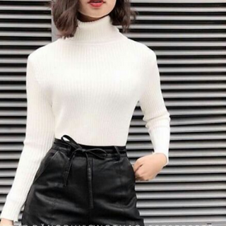Áo len cổ lọ dài tay