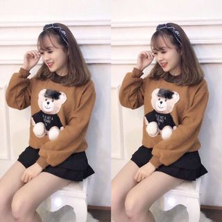 Áo len gấu hàng Quảng Châu chất đẹp