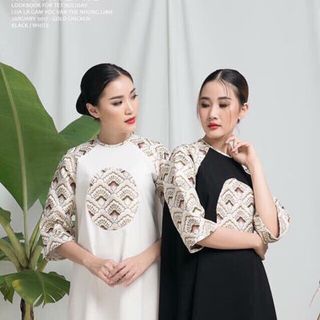 áo dài hàng Quảng Châu chất đẹp