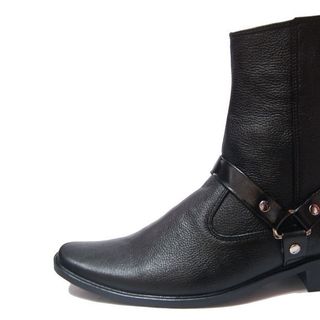 Giày boot nam da bò thật MS B96