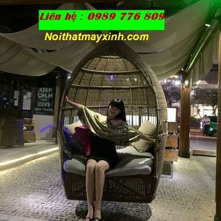 Bàn ghế ngoài trời bàn ghế mây nhựa - Mây Xinh