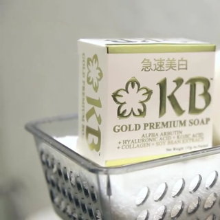 Xà bông dưỡng trắng da KB gold premium soap