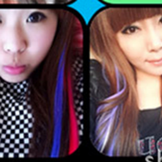 line tóc màu