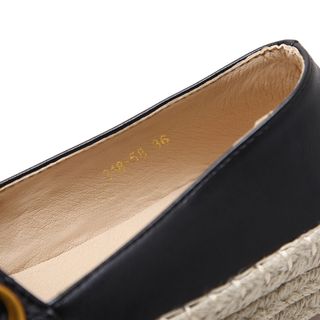 Giày lười da bóng GG mã 31858