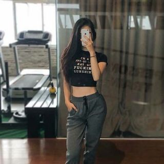 Quần Joggers len tăm