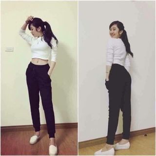 Quần Joggers len tăm