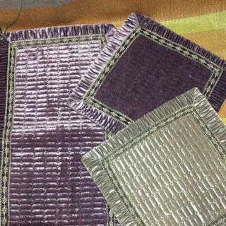 thảm lót ghế chất vải nhung