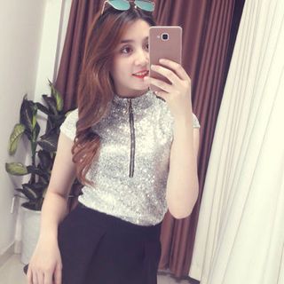 Áo kim sa lung linh chơi tết