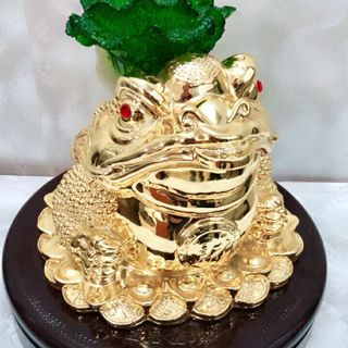 thiềm thừ mạ vàng 24k
