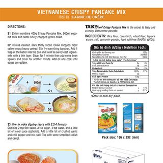 Bột Bánh xèo xanh TaiKy 1kg