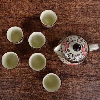 BỘ ẤM CHÉN HOA ANH ĐÀO XUẤT NHẬT