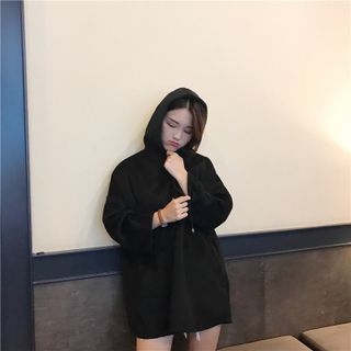 Hàng chuẩn QC Hoodie nón giấu quần 3 màu trơn