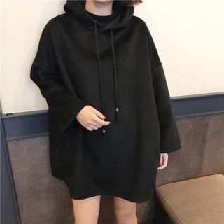 Hàng chuẩn QC Hoodie nón giấu quần 3 màu trơn