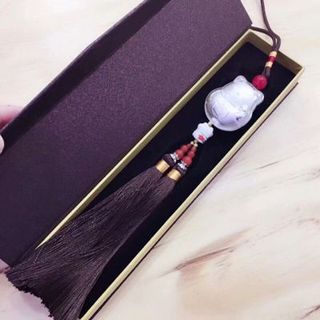 Móc treo Mèo - Thần Tài bạc 925 dập hộp 5D
