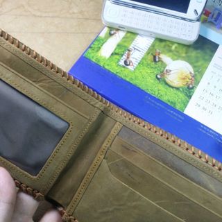ví da bò nam handmade
