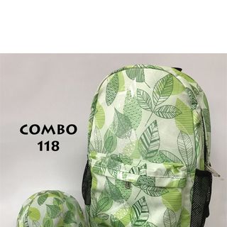 Combo Ba Lô và Nón họa tiết