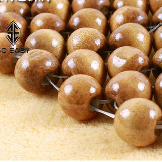 Tấm miếng đệm lót nệm massage ghế xe ô tô xe hơi xe tải ghế văn phòng hạt gỗ tròn hương 45x45 cm