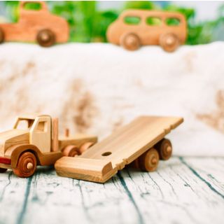 ĐỒ CHƠI GỖ - XE ĐẦU KÉO CTK01