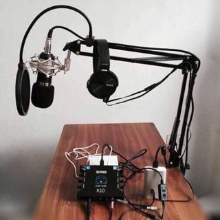 Mic Thu Âm Combo BM900 XoX K10 full phụ kiện