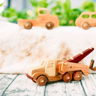 ĐỒ CHƠI GỖ - XE CẦN CẨU CTC01