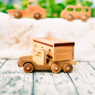 ĐỒ CHƠI GỖ - XE CONTAINER CTCTN01