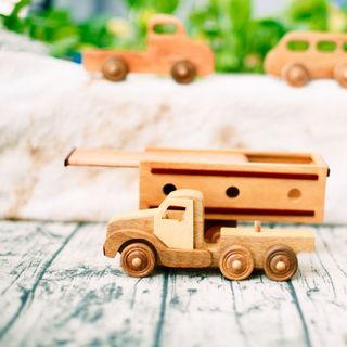 ĐỒ CHƠI GỖ - XE CONTAINER CTCTN01