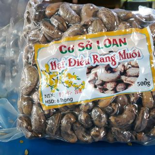 Hạt điều rang muối còn vỏ lụa