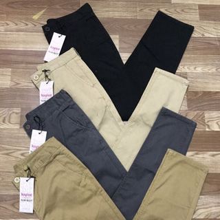 quần dài kaki phom chuẩn co giãn nhe