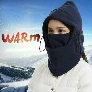 Mũ nỉ trùm đầu đi xe máy 6 in 1