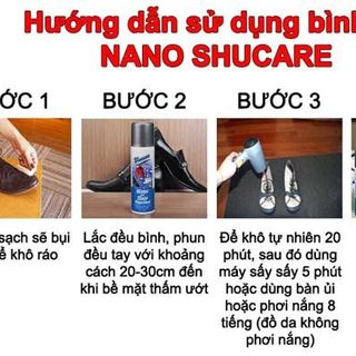 Bình xịt nano Shucare siêu chống thấm nước