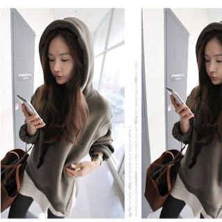 áo hoodie 2 màu xanh và trắng