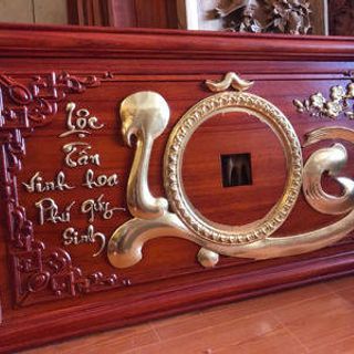 Tranh đồng hồ chữ Lộc