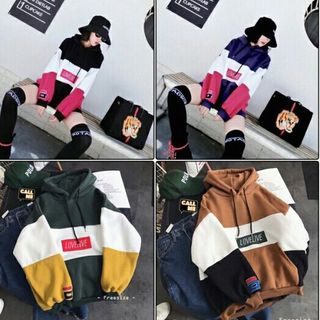 Áo hoodie phối thời trang