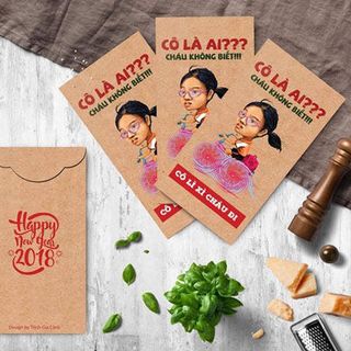 Túi 10 bao lì xì phong cách cộng đồng mạng độc đáo